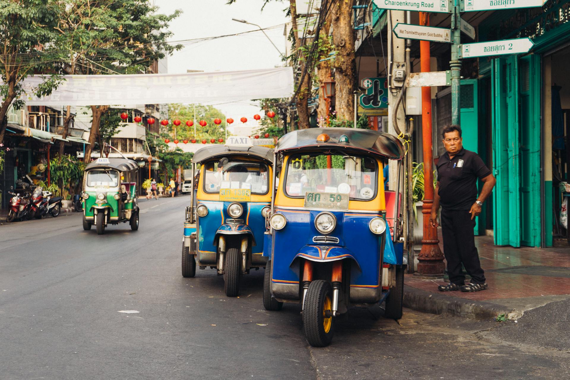 Bangkok Tuk Tuk and the Local Drivers